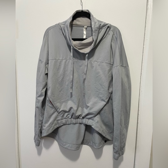 Fabletics Gray Sweatshirt with Mock Neck - Picture 1 of 5